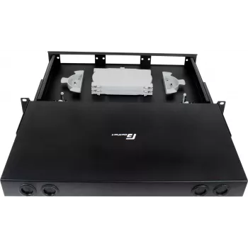 GETFORT GF-FO-MOD 1U 19 inch rack optički patch panel, 3 modula, crni