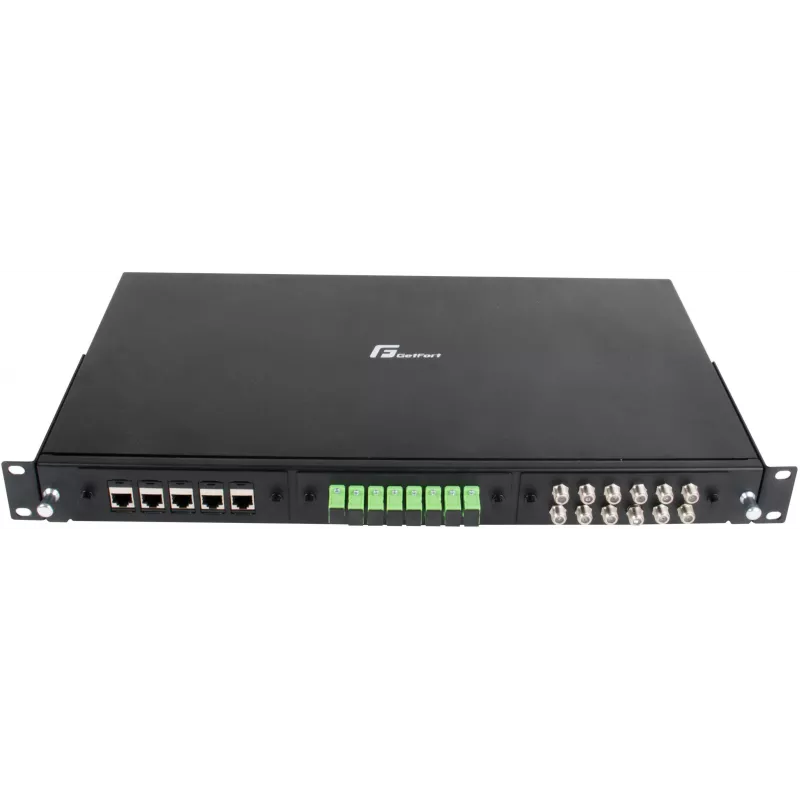 GETFORT GF-FO-MOD 1U 19 inch rack optički patch panel, 3 modula, crni
