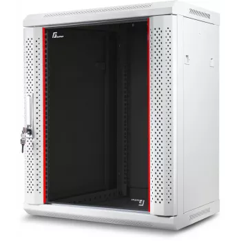 GETFORT 19 inch zidni rack ormarić 12U 600x600mm sivi (RAL 7035) - WGF12-66EH-WGG
