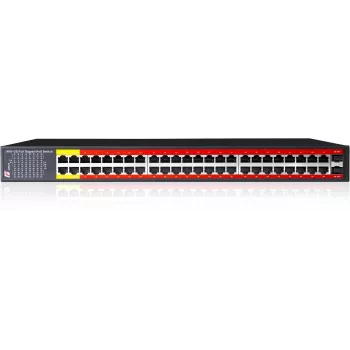 GETFORT GF-148-48PG-2S-800 upravljani PoE+ switch 48 Gigabit portova + 2 SFP 800W