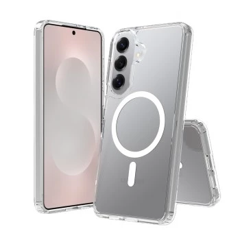 SCREENOR bumper maska za Samsung S26+, Magnetic Clear prozirna