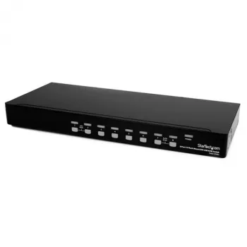 StarTech.com 8 Port 1U DVI USB KVM preklopnik - 8-fach DVI-I / USB-B preklopnik za montažu u rack