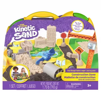 SPINMASTER Kinetic Sand - Deluxe kutija gradilišta