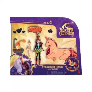 SPINMASTER Unicorn Academy - set Cinders Campfire (s Valentinom, Cinder i priborom)