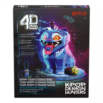 SPINMASTER 4D Build - K-Pop Demon Hunters - Derpy Tiger i Sussie Bird 3D slagalica model