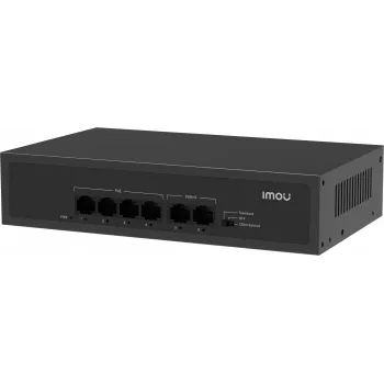 Imou SF106P 6-portni PoE+ switch (4x PoE, 2x uplink, 60W budžet)