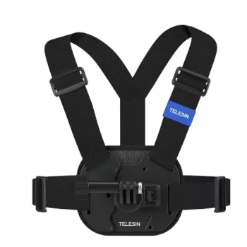 TELESIN prsni nosač za Insta360 GoPro SJCAM DJI Xiaomi akcijske kamere - crni