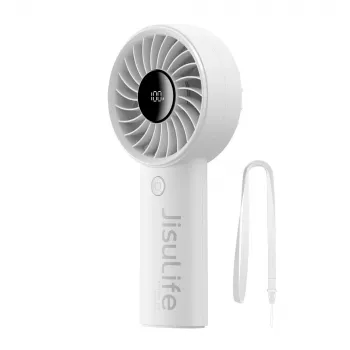 JISULIFE ručni ventilator Life4 3600mAh prijenosni USB ventilator, sivi