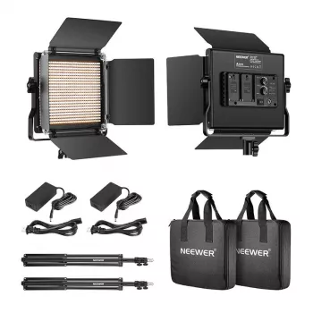 NEEWER 660 Bi-Color LED video svjetlo set (2 lampe, 40W, 3200-5600K)