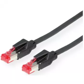 Draka Comteq S/FTP patch kabel Cat6 10m - 15m - RJ-45 - RJ-45 - crni