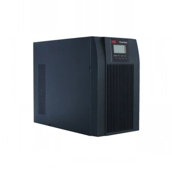 ABB POWERVALUE 11 T G2 2KVA Online Tower UPS - 2000VA / 1800W, Pure Sine Wave, LCD zaslon