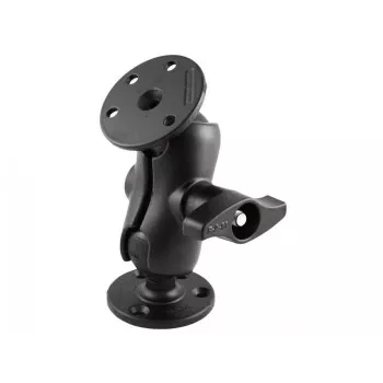 RAM MOUNTS kratki dvostruki zglobni nosač s 2x D-Size 2,25 inch kuglastom okruglom pločom bazom 3,68 inch