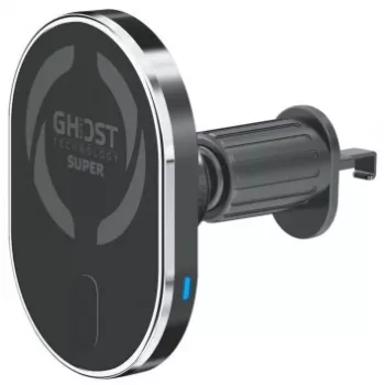 CELLY MagSafe auto držač s bežičnim punjenjem - 15W Qi brzo punjenje, nosač na ventilaciju, 360° rotacija, crni