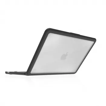STM Dux Ultra maska za Apple MacBook Neo, crna/transparentna