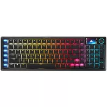 Corsair Vanguard Air 99 bežična gaming tipkovnica, optičko-mehanička, niskog profila, 8K polling, njemački raspored - crna