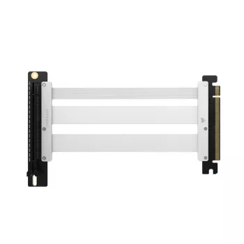 Corsair Premium PCIe 5.0 riser kabel, 175 mm, x16 sučelje - bijeli