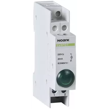 NOARK Ex9PD1g zelena LED signalna lampica 230V AC/DC 22mm ugradbena IP65