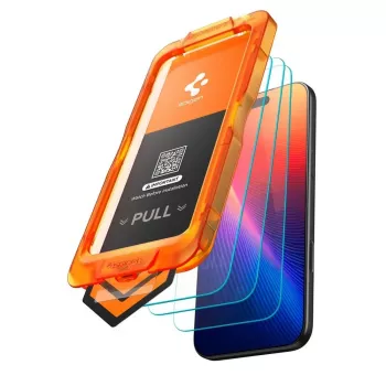 Spigen Glas.tR AlignMaster Slim 3-Pack zaštitna folija od kaljenog stakla za Apple iPhone 17