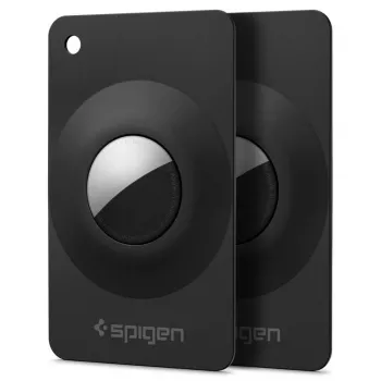 Spigen AirFit 2 2-Pack Apple AirTag 1/2 crni