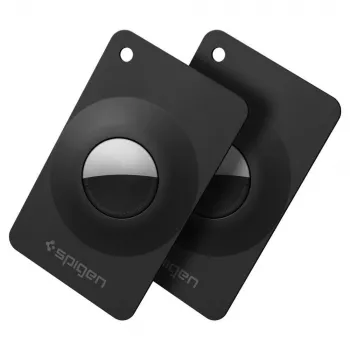 Spigen AirFit 2 2-Pack Apple AirTag 1/2 crni