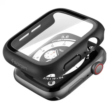 Spigen Thin Fit 360 futrola za Apple Watch 4 / 5 / 6 / SE 1 / 2 / 3 (44 mm), crna