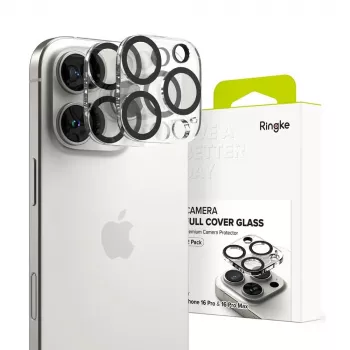 Ringke zaštita kamere, 2 pakiranja, za iPhone 16 Pro / 16 Pro Max, prozirna