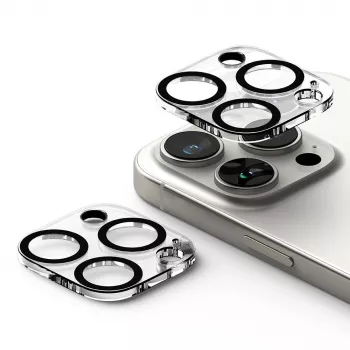 Ringke zaštita kamere, 2 pakiranja, za iPhone 16 Pro / 16 Pro Max, prozirna