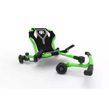EzyRoller Drifter X drift kart na nožni pogon, 4–12 godina, limetno zelena