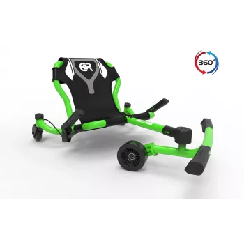 EzyRoller Spinner X zeleni 360° drift gokart za jahanje za djecu 4-12 godina