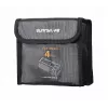 SUNNYLIFE vatrootporna torbica za pohranu baterija za 3x DJI Mavic 4 Pro baterije - crna