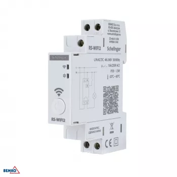 SCHELINGER A26-RS-WIFI2 astronomski vremenski prekidač, Wi-Fi, 1-kanalni, 48-240V AC/DC, 16A, DIN tračnica