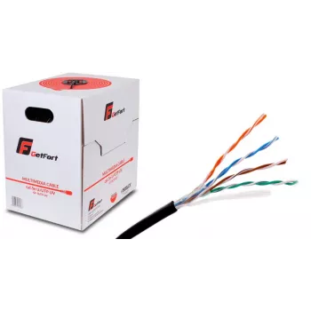 GETFORT Premium Cat.5e U/UTP UV Dry Core vanjski kabel 305m crni