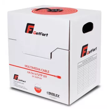 GETFORT Premium Cat.5e U/UTP UV Dry Core vanjski kabel 305m crni