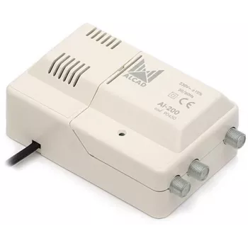 Alcad AI-200 širokopojasno unutarnje pojačalo VHF-UHF 1 ulaz 2 izlaza