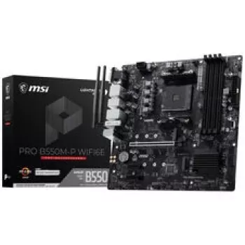 MSI PRO B550M-P WiFi6E matična ploča (B550, AM4, mATX, AMD)