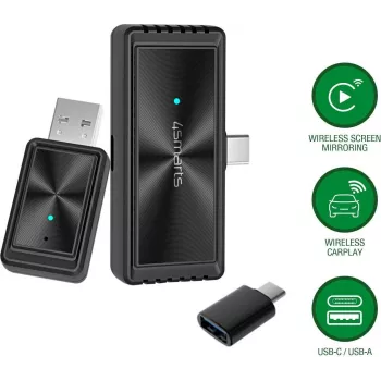 4smarts bežični CarPlay adapter za preslikavanje zaslona crni