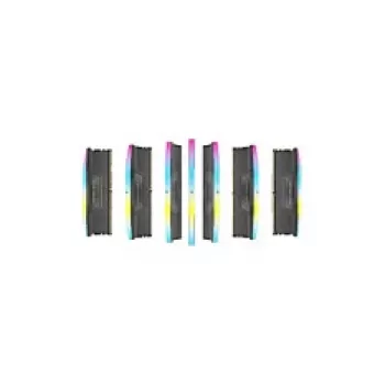 CORSAIR Vengeance RGB sivi 32GB (2x16GB) DDR5 6000MHz CL38 AMD EXPO komplet radne memorije