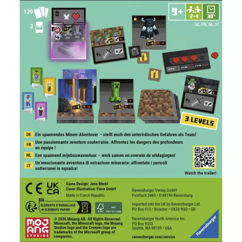 RAVENSBURGER Minecraft: Digging Down strateška igra