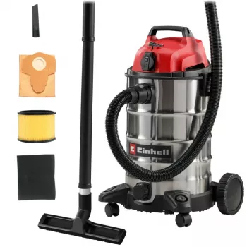 Einhell TC-VC 3055 SA usisavač za mokro i suho usisavanje za radionicu s utičnicom, 30 L