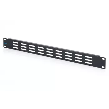 DIGITUS 1U ventilirana slijepa maska za 19 inch stalke, crna
