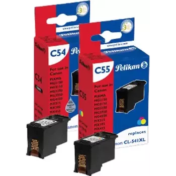 Pelikan set tinte za punjenje za Canon PG-540XL/CL-541XL (crna, cijan, magenta, žuta, 4x20 ml)