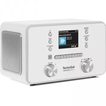TechniSat DigitRadio 550 IR internet DAB+ FM radio s Bluetoothom, Spotify Connect, 20W stereo, TFT zaslon u boji, bijeli