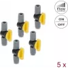 Delock Flow Regulator for Drip Irrigation – Precise Water Quantity Control, 5 Pieces