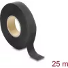 Delock tekstilna traka 25 m x 19 mm otporna na trganje samoljepljiva crna