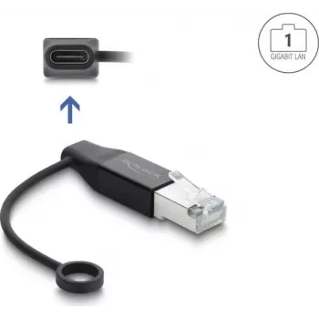 Delock USB Type-C mrežni adapter Gigabit LAN 1 x RJ45 utikač