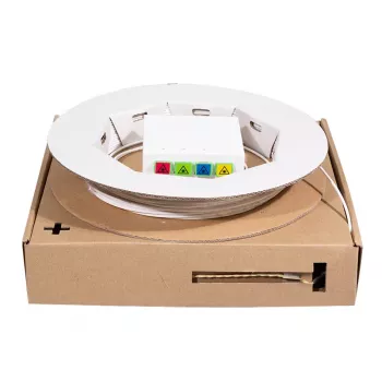 LogiLink FTTH spojna kutija 4x SC/APC s priključnim kabelom 40 m, bijela