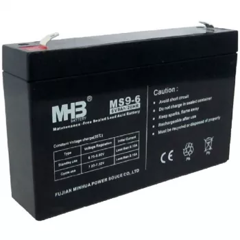PowerWalker MHB MS9-6 6V 9Ah Sealed Lead-Acid Battery for UPS Systems