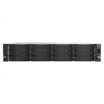 QNAP TS-H1465U-RP-8G 12 ležišta 2U Rackmount NAS s Intel Xeon D-1622, 16GB DDR4 ECC, 2x 10GbE, redundantno napajanje