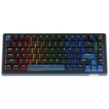 Ducky OK-M 75 mehanička gaming tipkovnica, 75% raspored, Hot-Swappable, RGB, ANSI, KTT Wine Red prekidači
