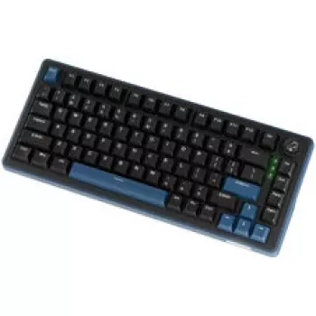 Ducky OK-M 75 gaming tipkovnica, 75%, Hot-Swappable, RGB, ANSI - KTT Baby Blue Switches
